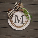 ROUND INITIAL DOOR HANGER