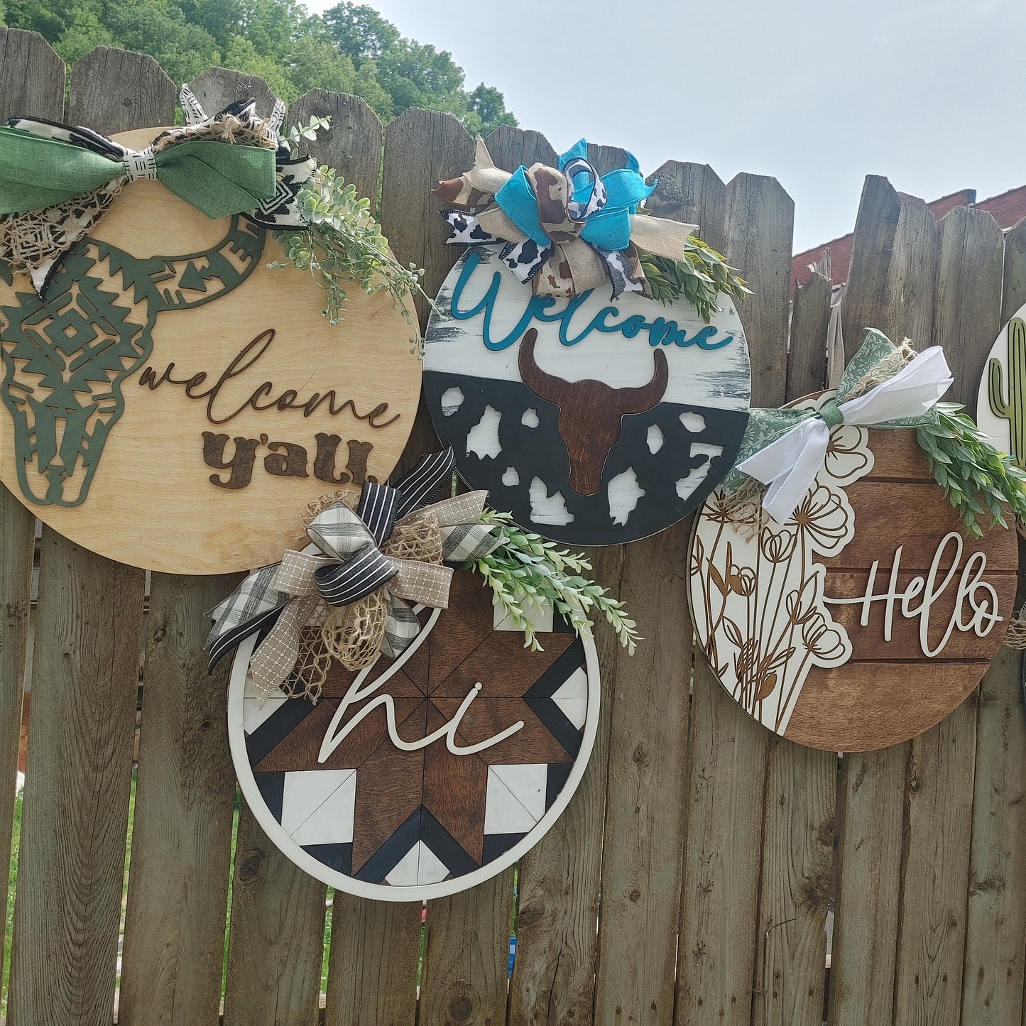 BARN QUILT/AZTEC DOOR SIGN