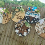 BARN QUILT/AZTEC DOOR SIGN