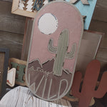 Layered Stay Wild Wall Decor