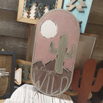 Layered Stay Wild Wall Decor