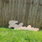 LARGE DOUBLE LAYER NAME SIGN