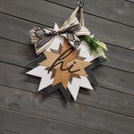 Multi Layer Barn Quilt Door Hanger