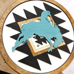 ROUND 12" AZTEC DECOR