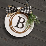 ROUND INITIAL DOOR HANGER