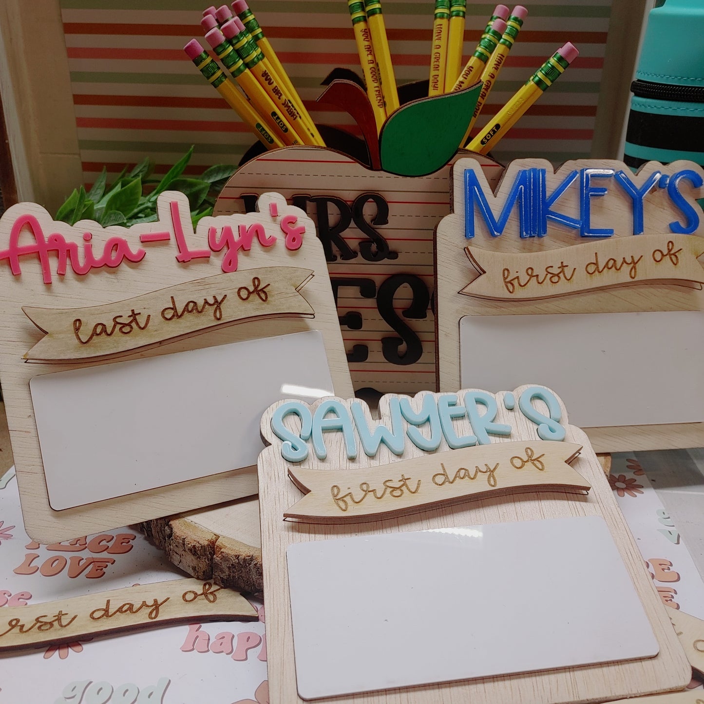 Mini Back To School Interchangeable Sign