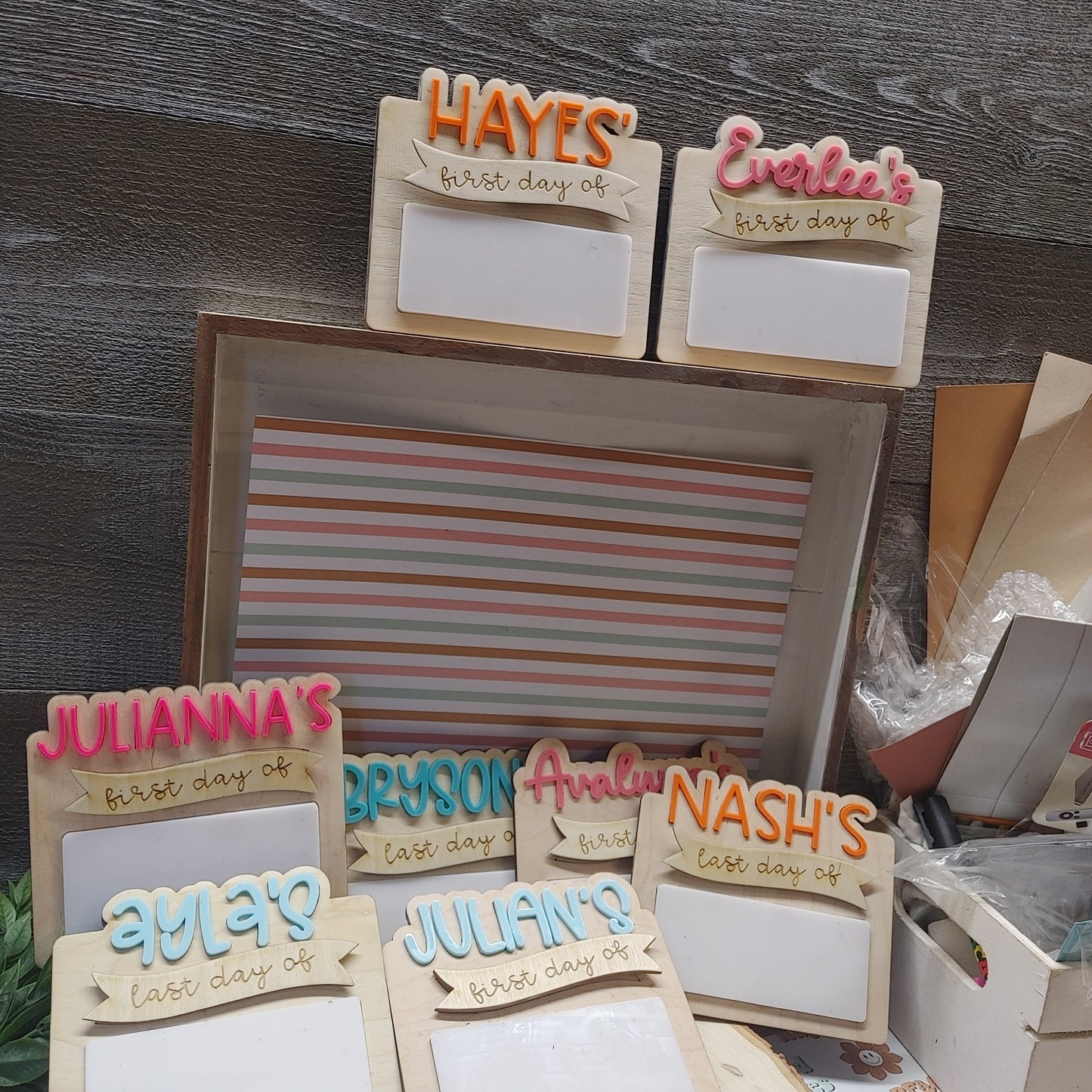 Mini Back To School Interchangeable Sign
