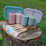 6oz PERSONALIZED SILICONE STRAW CUP