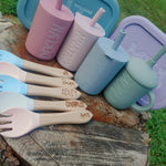 6oz PERSONALIZED SILICONE STRAW CUP