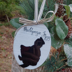 Children's Silhouette Christmas Ornament