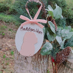 Children's Silhouette Christmas Ornament
