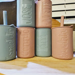Personalized 8 or 16 oz SILICONE TUMBLER