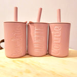 Personalized 8 or 16 oz SILICONE TUMBLER