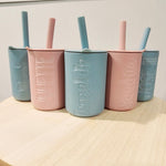 Personalized 8 or 16 oz SILICONE TUMBLER