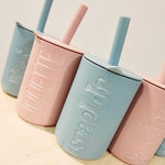 Personalized 8 or 16 oz SILICONE TUMBLER
