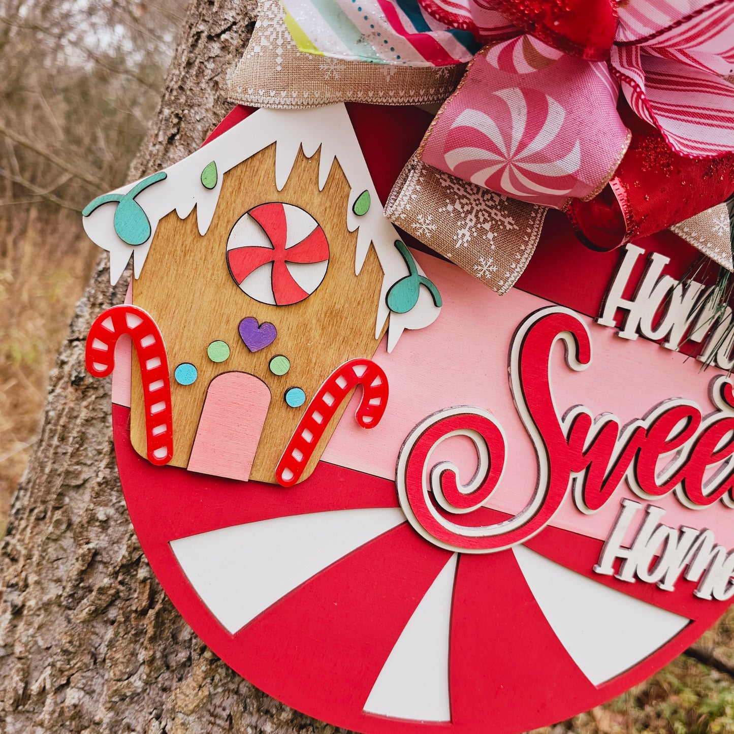 Ready to Ship -- Home Sweet Home Gingerbread Hanger