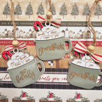 HOT COCOA CUP FAMILY ORNAMENT