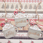 HOT COCOA CUP FAMILY ORNAMENT