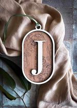 Oval floral/birth floral ornaments
