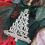 FAMILY TREE NAME ORNAMENT