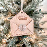 Santa Letter Personalized Ornament