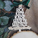 FAMILY TREE NAME ORNAMENT