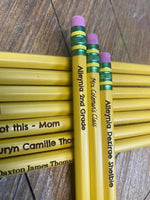 TICONDEROGA PERSONALIZED ENGRAVED PENCIL SETS