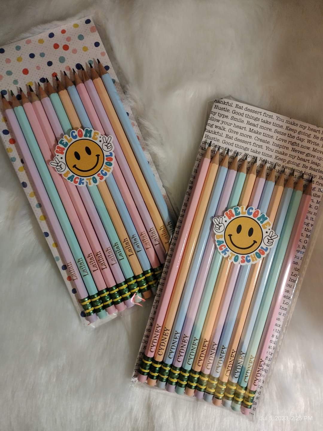 TICONDEROGA PERSONALIZED ENGRAVED PENCIL SETS