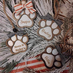 Paw Print Ornament