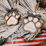 Paw Print Ornament