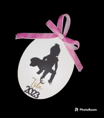 Children's Silhouette Christmas Ornament