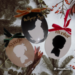 Children's Silhouette Christmas Ornament