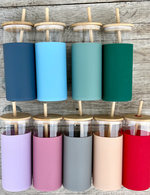 20 OZ GLASS+SILICONE PERSONALIZED TUMBLER
