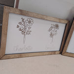 🚨Flash Deal🚨Birth Flower Personalized Sign