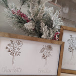 🚨Flash Deal🚨Birth Flower Personalized Sign