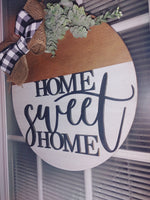 Home Sweet Home 3D Door Hanger