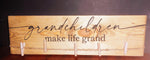 Grandchildren Make Life Grand Brag Board