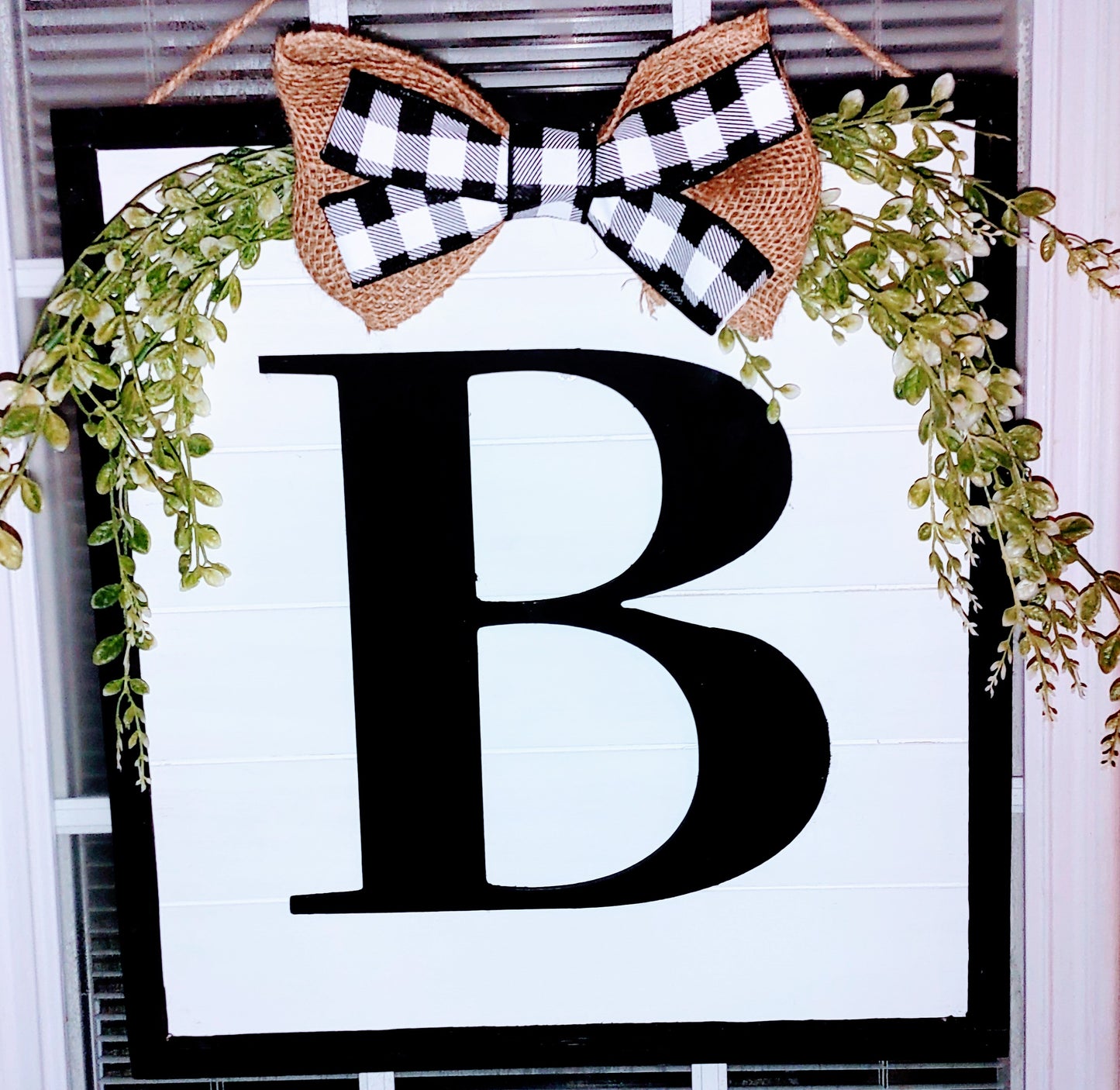 Personalized Shiplap Square Sign