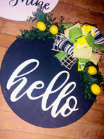 RTS lemon door sign