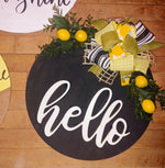 RTS lemon door sign