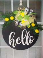 RTS lemon door sign