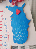 America the beautiful - 3D - XL door tags