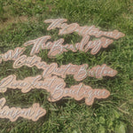 18" DOUBLE LAYER NAME DECOR - FLASH DEAL PRICING ❗