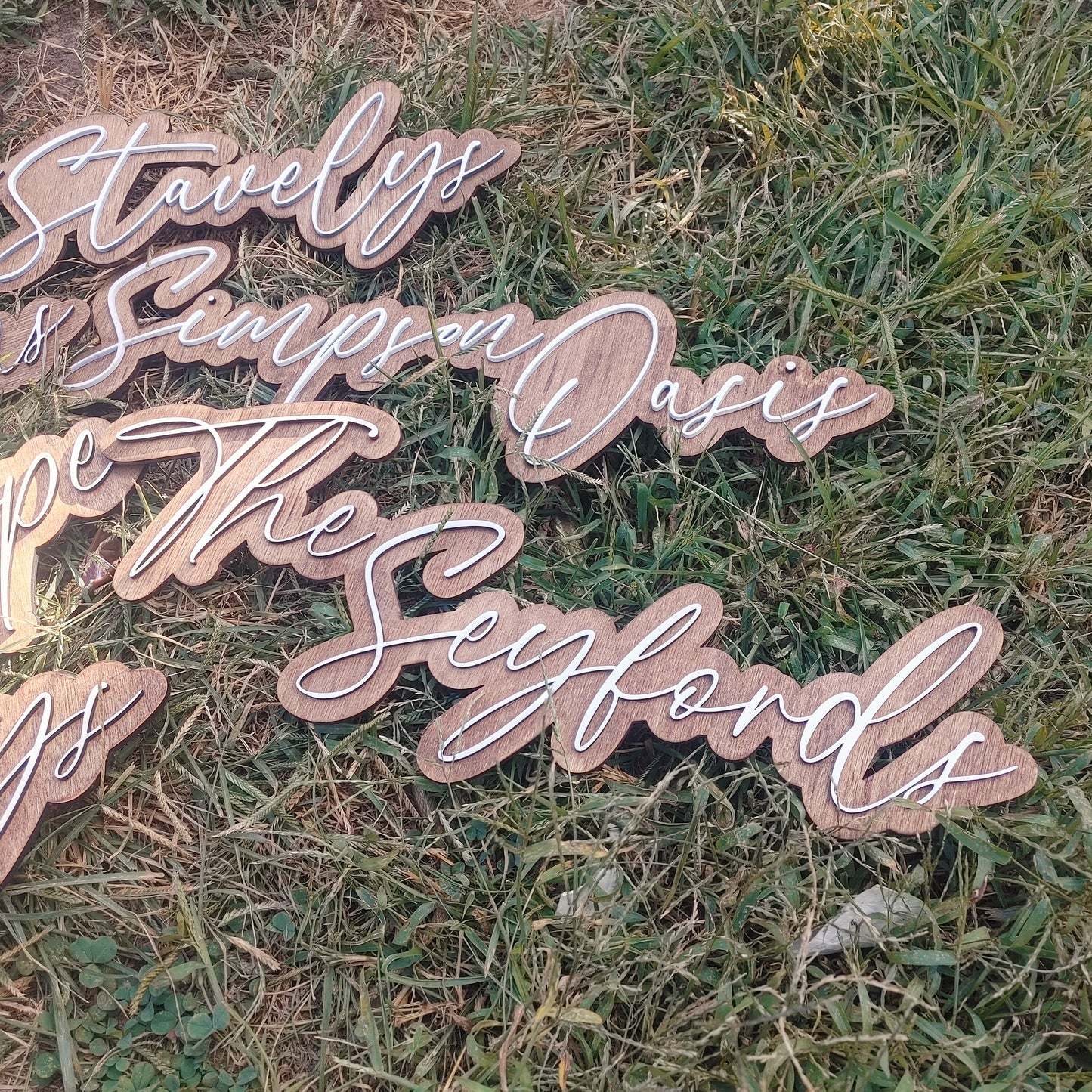 18" DOUBLE LAYER NAME DECOR - FLASH DEAL PRICING ❗