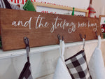 Wooden Stocking Hanger