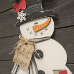 Ready to Ship - LARGE SNOWMAN DOOR HANGER