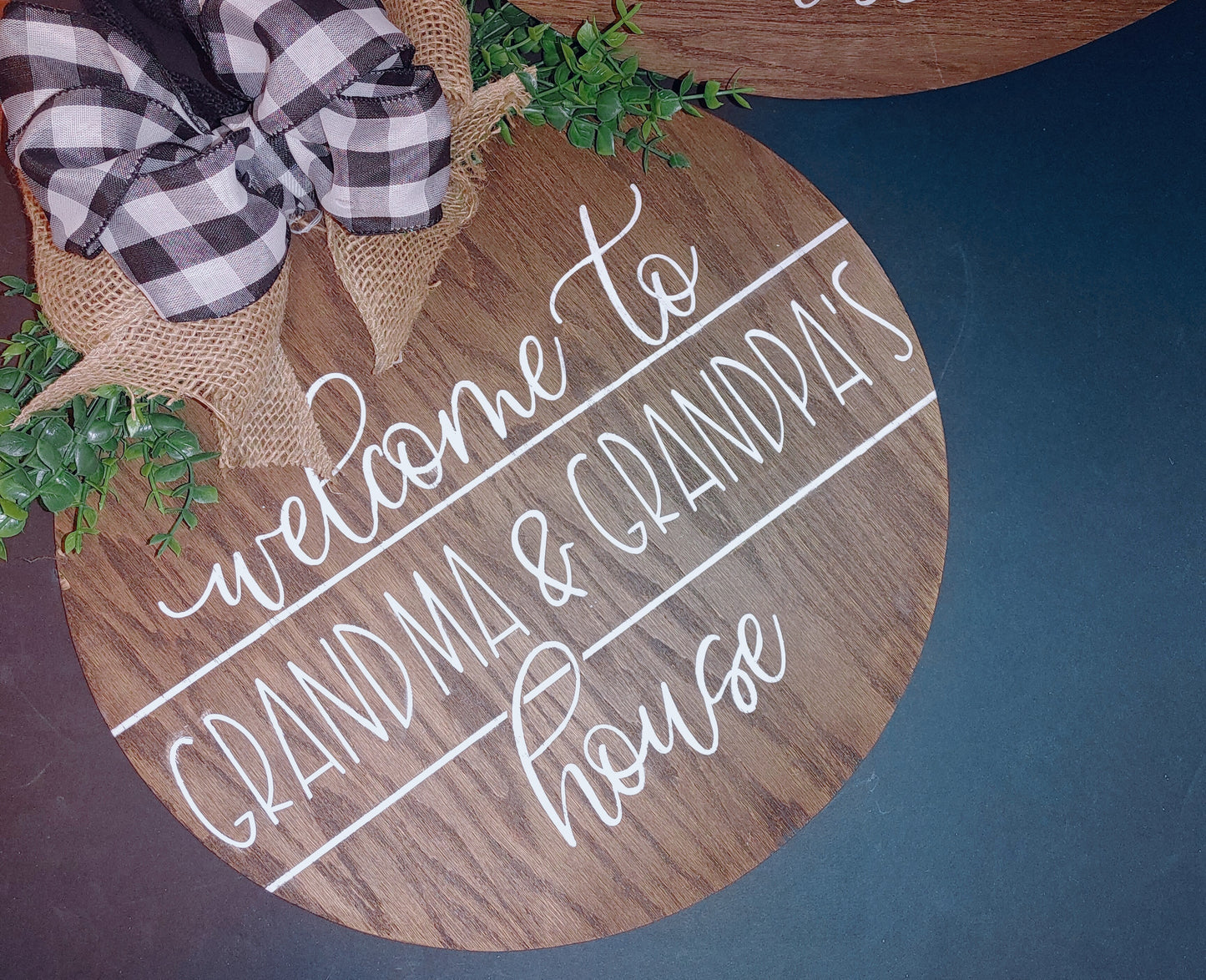 Welcome to Grandma & Grandpa's House Door Hanger