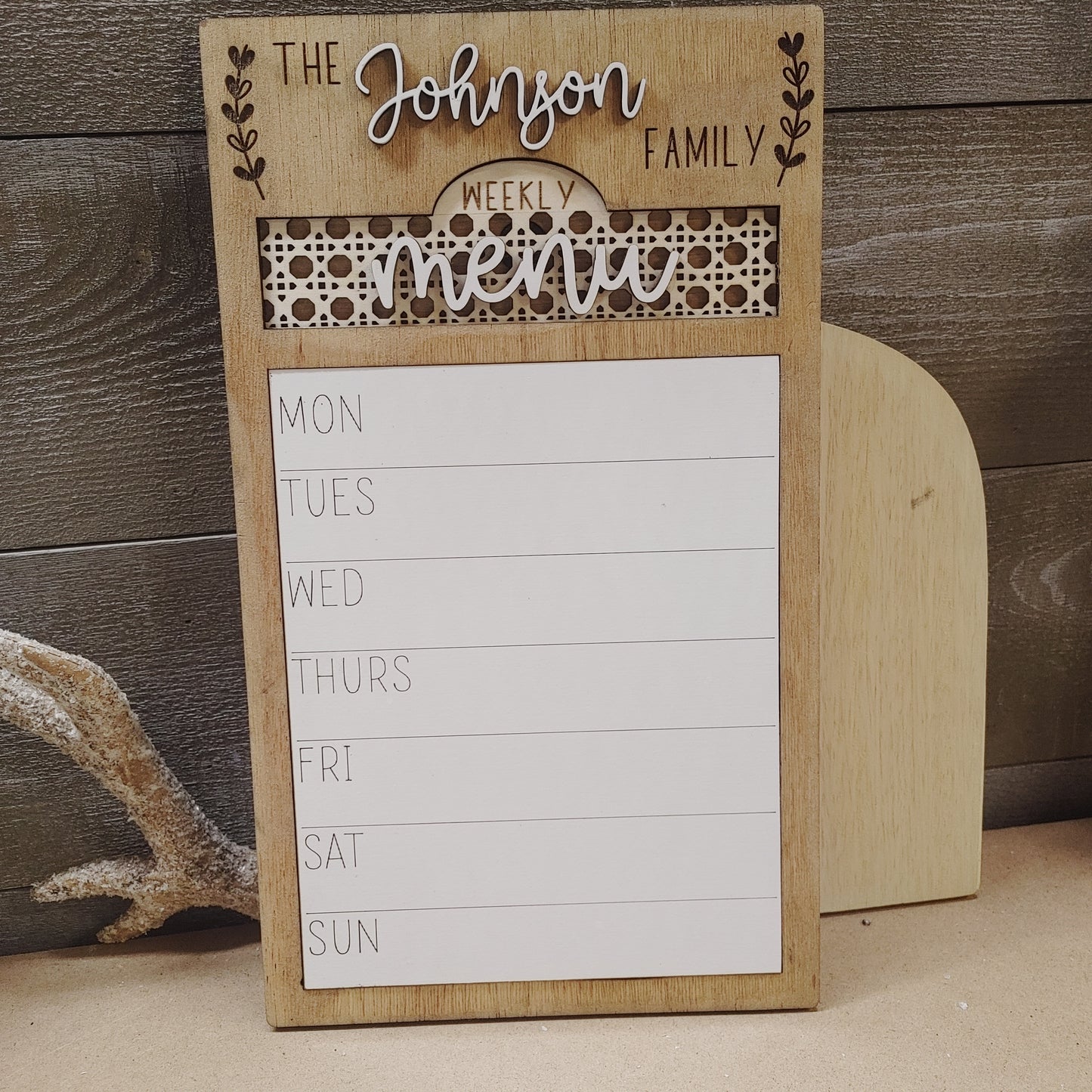 Personalized INTERCHANGEABLE Menu/To Do Sign