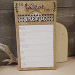 Personalized INTERCHANGEABLE Menu/To Do Sign