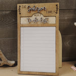 Personalized INTERCHANGEABLE Menu/To Do Sign